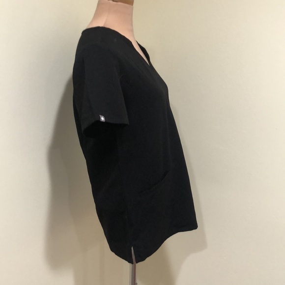 Figs Casma Scrub Top Size Small Black - Picture 4 of 10